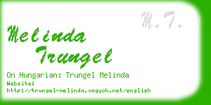melinda trungel business card